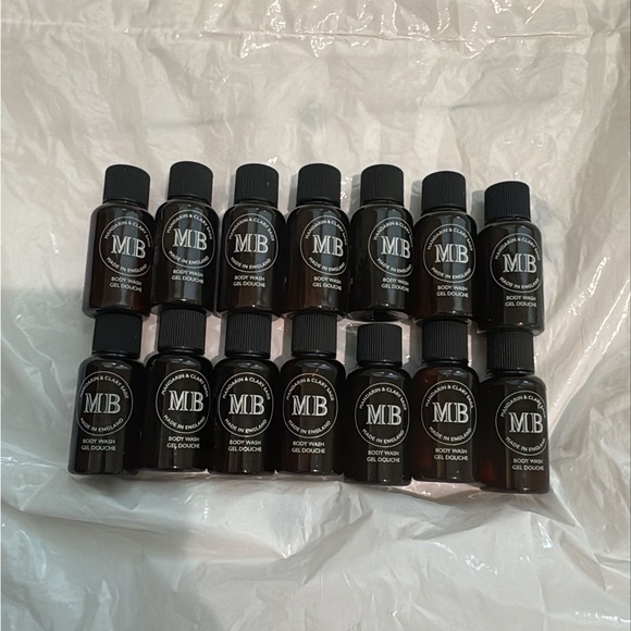 New 14 Lot Mandarin & Clary Sage Made In England Body Wash 1 Oz Each